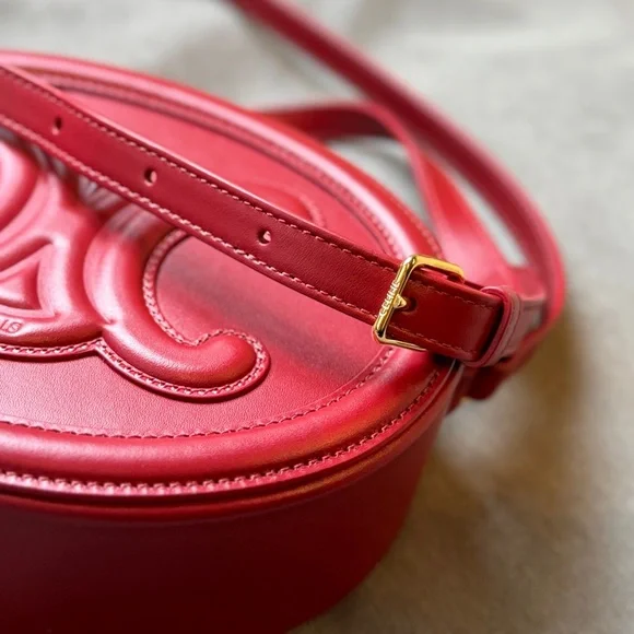 SOLD - CELINE Oval Triomphe Crossbody Bag - Picture 4 of 8